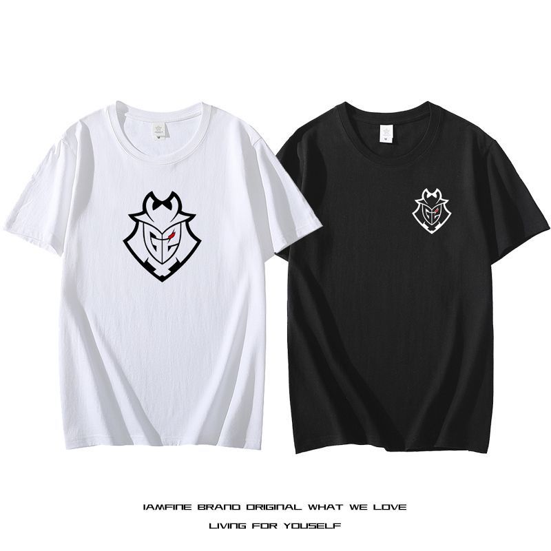 พร้อมส่ง เสื้อยืดแขนสั้น ผ้าฝ้ายแท้ พิมพ์ลายเกม Esports Esports G2 G2 CSGO e-s6.15 สําหรับนักเรียน
