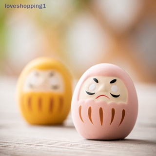 Loveshopping ตุ๊กตาเซรามิค Daruma นําโชค สไตล์ญี่ปุ่น สําหรับตกแต่งบ้าน ของขวัญ