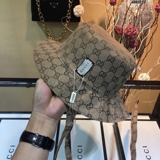 Guccis NY หมวกบักเก็ตแฟชั่น กันแดด