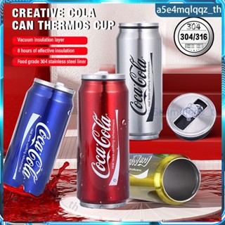 Coca-Colaขวดน้ำขวดน้ำ ถ้วยสแตนเลสโค้กกระติกน้ำร้อน Keep Colding ขวดน้ำ Office แก้ว แก้วเก็บอุณหภูมิ