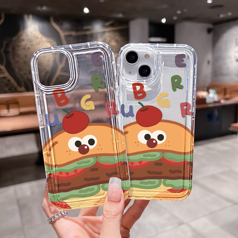 สำหรับ for iPhone 16 11 13 14 15 12 Pro Max 6 7 8 Plus X XR XS MAX SE เคสนิ่มใสถุงลมนิรภัยกันกระแทกการ์ตูนน่ารัก - รูปที่ 3