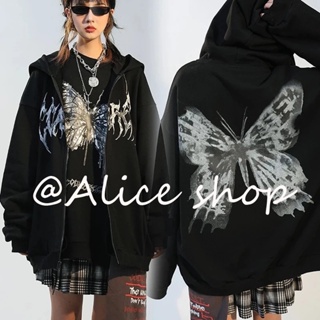 Alice  เสื้อผ้าผู้ญิง แขนยาว เสื้อฮู้ด คลุมหญิง สไตล์เกาหลี แฟชั่น  Comfortable คุณภาพสูง Chic ทันสมัย A98J22I 36Z230909