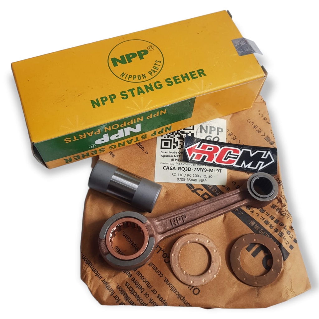 07005-35840 Handlebar ลูกสูบ Seker ลูกสูบเชื่อมต่อ Rod Conrod Kit Suzuki Rc110 Rc100 Rc80 Rc 110 100