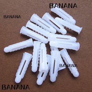 Banana1 สมอผนัง ท่อไนล่อน พลาสติก M8*40 สีขาว 1000 ชิ้น