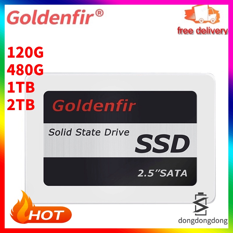 Goldenfir โซลิดสเตทไดรฟ์ 120gb 240gb hd 480g 2.5 ssd สําหรับคอมพิวเตอร์