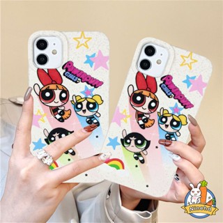 เคสโทรศัพท์มือถือแบบนิ่ม ลายการ์ตูน The Powerpuff Girls Sweet Love Heart น่ารัก เป็นมิตรกับสิ่งแวดล้อม สําหรับ iPhone 15 14 13 12 11 Pro Max X Xr Xs Max 8 7 6 6s Plus SE