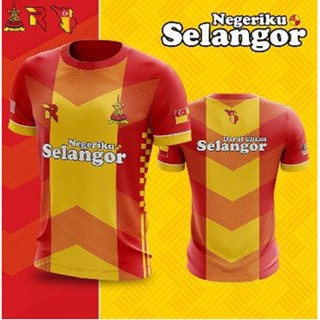 เสื้อยืด ผ้าฝ้าย 100% พิมพ์ลาย SELANGOR Baju Negeri