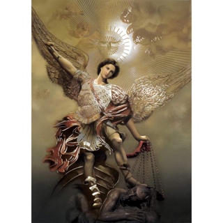 โปสเตอร์ พิมพ์ลาย Saint Michael The Archangel สําหรับตกแต่งผนัง