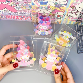 SANRIO กล่องใส่ปากกาอะคริลิค ลายการ์ตูนซานริโอ้ จุของได้เยอะ สําหรับนักเรียน