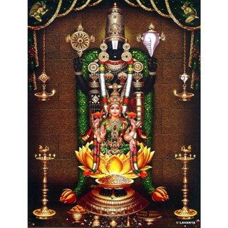 โปสเตอร์ Tirupati Balaji Lakshmi สําหรับตกแต่งผนังบ้าน