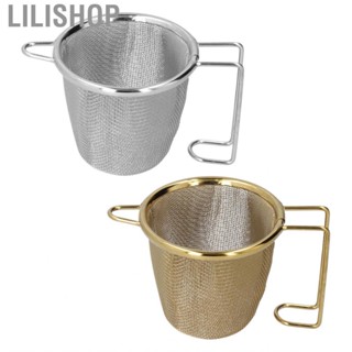 Lilishop Stainless Steel  Strainer Infuser Filter With Handle For Office Home U JY