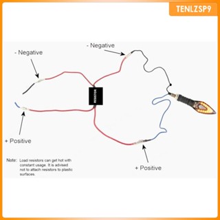 [tenlzsp9] ตัวต้านทานรีเลย์ไฟกระพริบ LED 21W Dual A สําหรับรถจักรยานยนต์