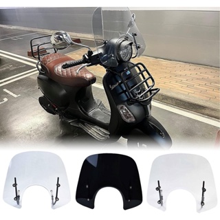 Ultrasupplier Motorcycle Windscreen Windshield Spoiler Airflow Wind Deflector For Piaggio VESPA GTS 250 300 LX50 LX125 LX150 GT200 Accessories