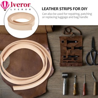 Lveror เข็มขัดหนังวัว แฮนด์เมด น้ําหนักเบา ทนทาน สําหรับทํางานฝีมือ DIY