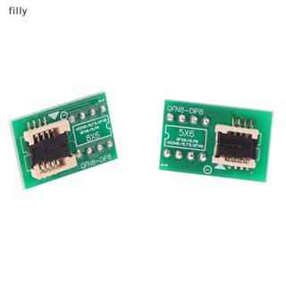 ซ็อกเก็ตชิป IC DFN8 WSON8 MLF8 MLP8 QFN8 เป็น DIP8 6*5 มม. 6*8 สําหรับโปรแกรมเมอร์ CH341A TL866ii Plus RT809H/F T48 T56 EZP2023