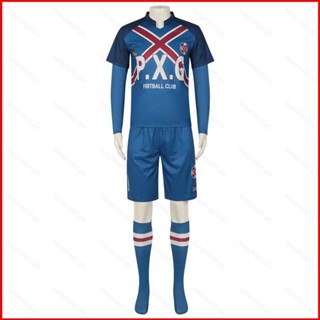 เสื้อกีฬาแขนสั้น ลายทีมชาติฟุตบอล Rin Itoshi NO.9 สีฟ้า สําหรับแต่งคอสเพลย์ฮาโลวีน