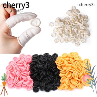 Cherry3 ถุงมือยางธรรมชาติ แบบใช้แล้วทิ้ง 100 ชิ้น 300 ชิ้น