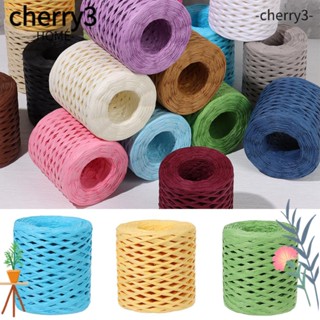 Cherry3 เทปเชือกถัก เป็นมิตรกับสิ่งแวดล้อม สําหรับถักกระดาษ หมวก บรรจุภัณฑ์