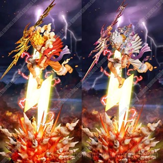 ((พร้อมส่ง) โมเดลฟิกเกอร์ One Piece MJ Lightning Explosion Nika Five-speed Luffy Sun God gk เรืองแสง ขนาดใหญ่มาก OM7A