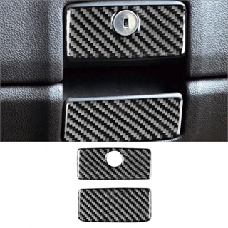 ⚡NEW 9⚡Carbon Fiber Interior Glove Box Handle Cover Trim  For GMC Sierra 1500