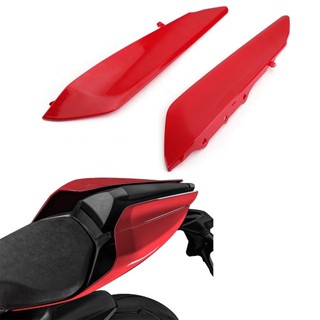 ด้านหลังหางด้านข้างแผงที่นั่ง Trim Fairing Cowl สำหรับ Ducati 959 1299 15-18 สีแดง