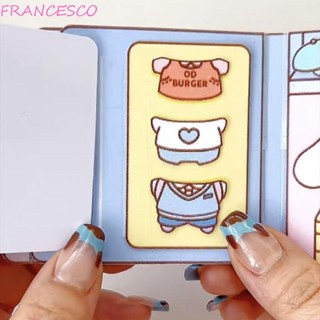 Francesco หนังสือสติกเกอร์ ลายเกม Melody Quiet Book My Melody Cinnamoroll Pompompurin ของเล่นสําหรับเด็ก