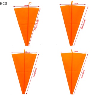 Hcs ถุงบีบครีมซิลิโคน ใช้ซ้ําได้ สําหรับตกแต่งคัพเค้ก DIY HC