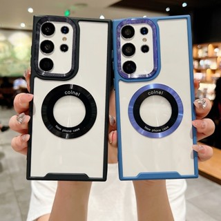 ใหม่ เคสโทรศัพท์มือถือแบบนิ่ม TPU ใส กันกระแทก กันรอยเลนส์กล้อง ลาย Hawkeye หรูหรา สําหรับ Samsung S23 S22 Plus Ultra A54 A34 A14 A33 A53 A52