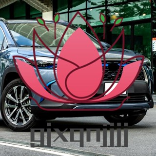 Gjxqnjjjj กระจังหน้ารถยนต์ โครเมี่ยม สีฟ้า สําหรับ Toyota Corolla Cross 2020 2021