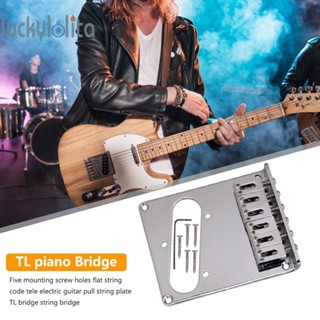 ชุดอานสะพานสายกีตาร์ไฟฟ้า อุปกรณ์เสริม สําหรับ Telecaster Tele TL [luckylolita.th]