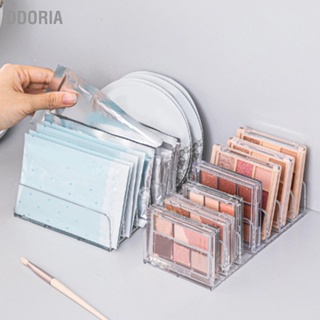 DDORIA อายแชโดว์ Palettes Organizer 7 ส่วนผู้ถือแต่งหน้าโปร่งใสสำหรับห้องน้ำ Countertops Vanities