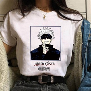 เสื้อยืด พิมพ์ลายอนิเมะ Jujutsu Kaisen สไตล์ญี่ปุ่น สําหรับผู้ชาย