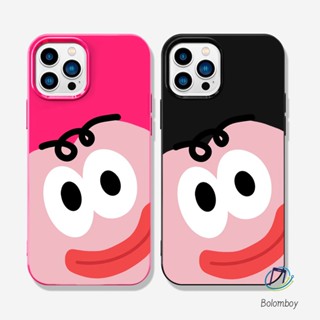 คู่เคสโทรศัพท์ สำหรับไอโฟน 11 12 13 14 15 Pro Max 7 8 Plus XR X XS MAX SE การ์ตูนตาโต ดำแดง อ่อนนุ่มทีพียูสีเยลลี่เปลือก