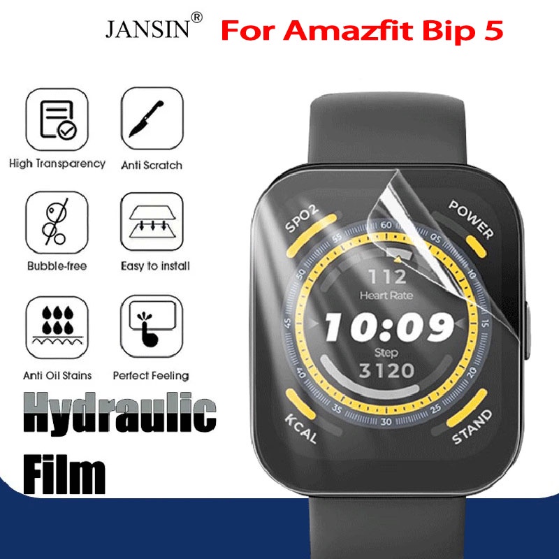 ฟิล์ม amazfit bip 5 TPU ฟิล์มไฮโดรเจล ฟิล์มกันรอย สําหรับ Amazfit Bip 5 GPS Smart Watch Film
