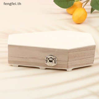 Fengfei กล่องเก็บขนม ทรงหกเหลี่ยม DIY อุปกรณ์เสริม สําหรับฮาโลวีน