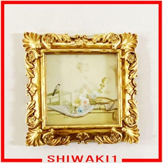 [Shiwaki1] กรอบรูปตั้งโต๊ะ ทรงสี่เหลี่ยม สไตล์คลาสสิก สําหรับตกแต่งบ้าน หอพัก งานแต่งงาน