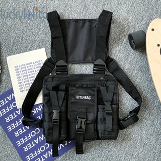 Molle กระเป๋าคาดอก ผ้าออกซ์ฟอร์ด น้ําหนักเบา ปรับได้ หลายช่อง สําหรับตั้งแคมป์กลางแจ้ง [luckylolita.th]