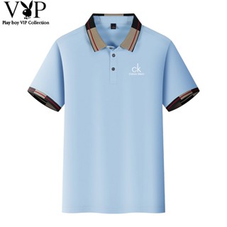 【6 สี】มาใหม่ เสื้อโปโล แขนสั้น ลําลอง แฟชั่นฤดูร้อน สําหรับผู้ชาย