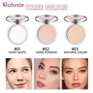 Cace Bear Soft Focus Powder Matte Brighten Palette แต่งหน้าเครื่องสำอาง Protable Compact Face Loose Powder Fixing Lasting แป้งควบคุมความมัน Happy Bear Face Pressed Powder [TOP]