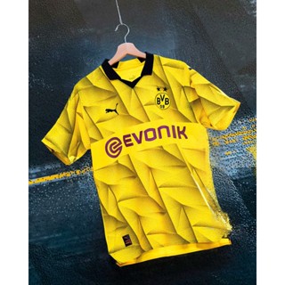 เสื้อกีฬาแขนสั้น ลายทีมชาติฟุตบอล Dortmund Special Edition 23-24 11 Royce 15 Hummels Fans Edition ชุดเหย้า