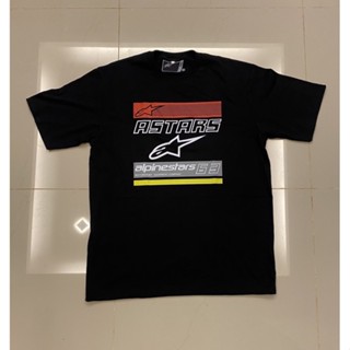 เสื้อกีฬาแขนสั้น คอกลม ผ้าไมโครไฟเบอร์ ลาย ALPINESTARS