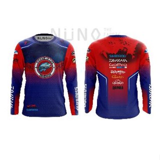 เสื้อกีฬาแขนยาว กันแดด ลาย FISHING Jersey BAJU PANCING Shimano