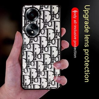 เคสโทรศัพท์มือถือ TPU ขอบนิ่ม กันกระแทก หรูหรา สําหรับ OPPO A58 4G