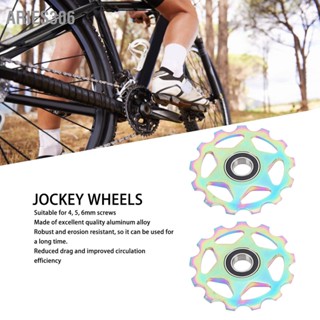 Aries306 2PCS 11T อลูมิเนียมรอก Jockey ล้อสำหรับด้านหลัง Derailleur น้ำมัน Slick สีรูปแบบชิ้นส่วนจักรยาน