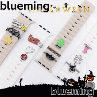 Blueming2 เครื่องประดับ สร้อยข้อมือ สายนาฬิกาข้อมือ โลหะ ประดับเพชร สร้างสรรค์ สําหรับตกแต่งฮาโลวีน iWatch