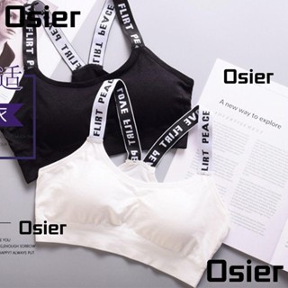 Osier1 สปอร์ตบรา เสื้อกล้าม ใส่ออกกําลังกาย โยคะ ยิม สําหรับผู้หญิง