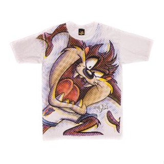 เสื้อยืดแขนสั้น คอกลม ลาย VINTAGE TAZ SPACE JAM TEE SHIRT 1996 Baju Microfiber Jersi สําหรับผู้ชาย