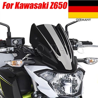 กระจกกันลม ด้านหน้า ดัดแปลง สําหรับ Kawasaki Z650 17-18-19