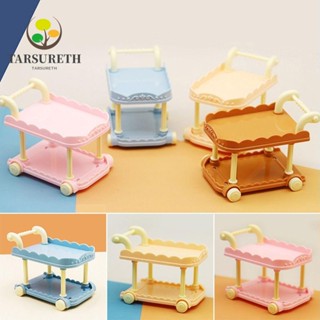 Tarsureth ชั้นวางของจิ๋ว 4 สี สําหรับตกแต่งบ้านตุ๊กตา