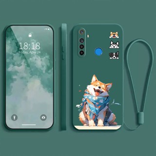 เคส Realme 5 5i C3 6i 5 PRO 6 Narzo 6 PRO ใหม่ เคสโทรศัพท์มือถือ ซิลิโคนนิ่ม กันกระแทก กันรอยกล้อง ลายสุนัขน่ารัก สําหรับ zz1